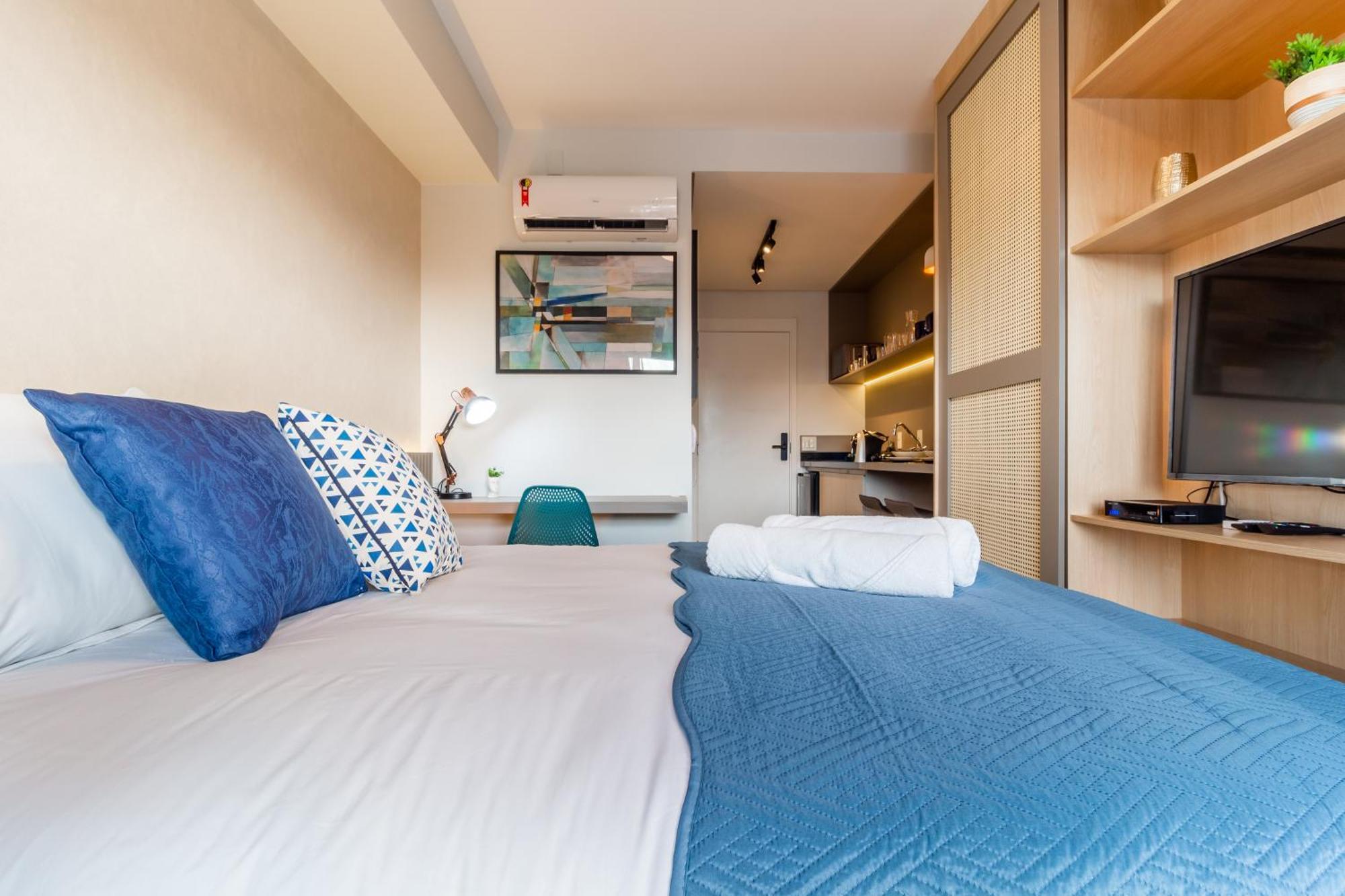 Studios No Melhor Ponto De Moema Garagem Lazer E Metro Perto Wifi Gratis 상파울루 외부 사진