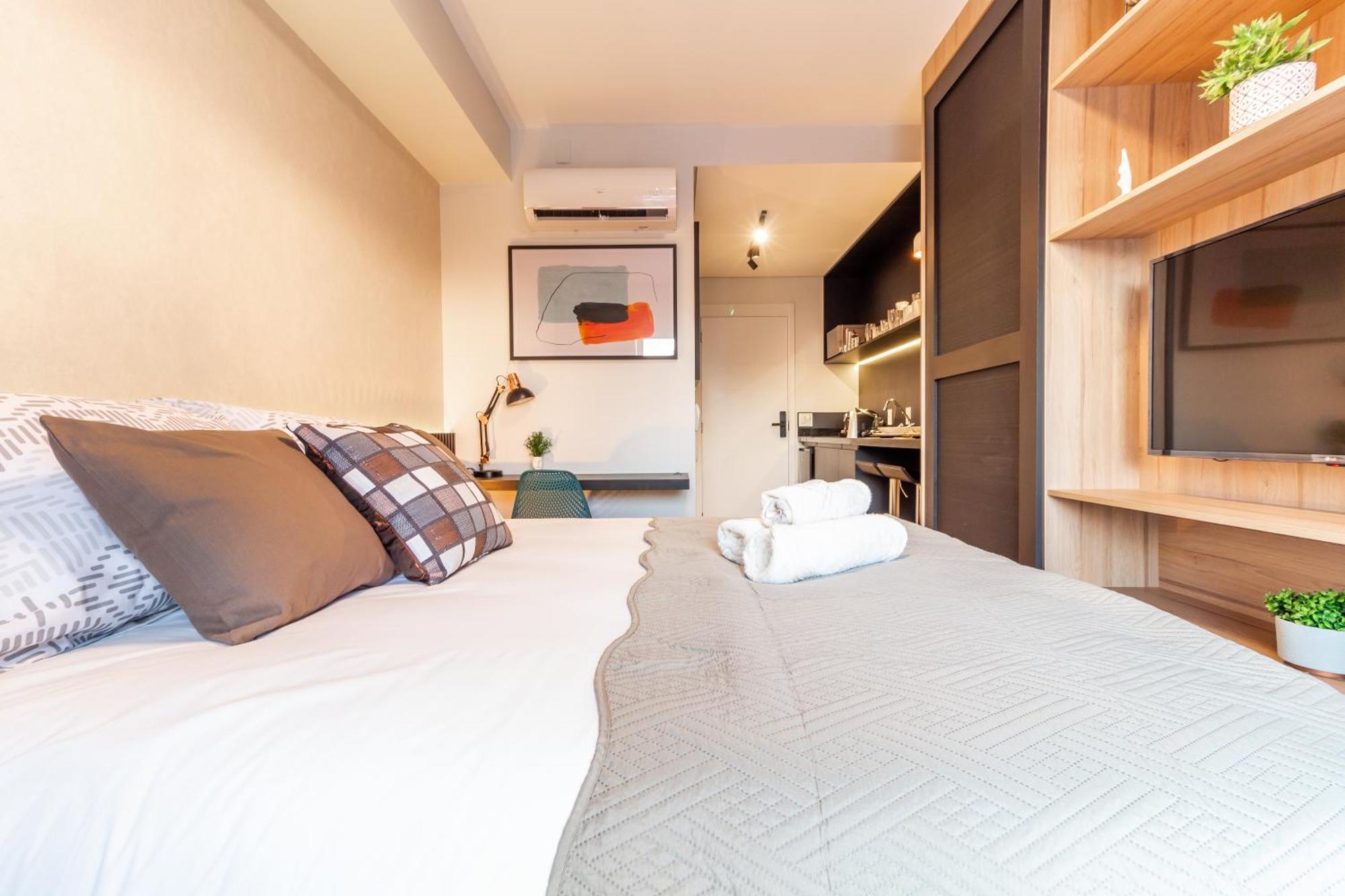 Studios No Melhor Ponto De Moema Garagem Lazer E Metro Perto Wifi Gratis 상파울루 외부 사진