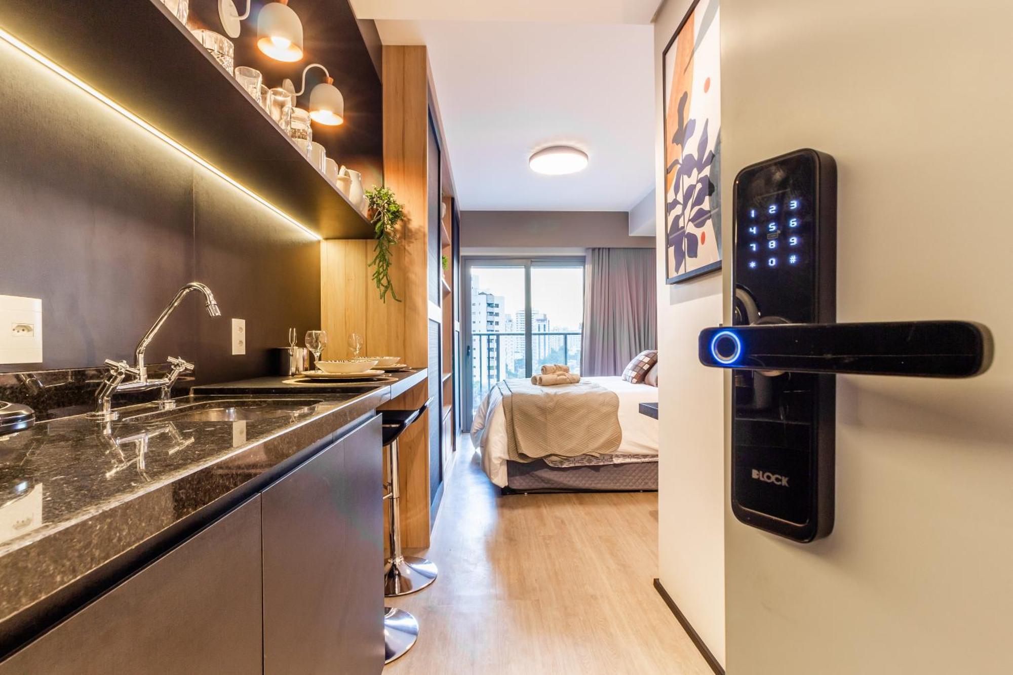 Studios No Melhor Ponto De Moema Garagem Lazer E Metro Perto Wifi Gratis 상파울루 외부 사진